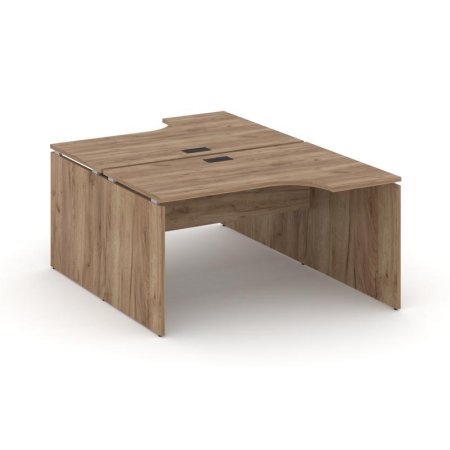 Рабочая станция эргономичная SN-D.DRPA-012 (1580х1432/1992х750) (Дуб Табак)