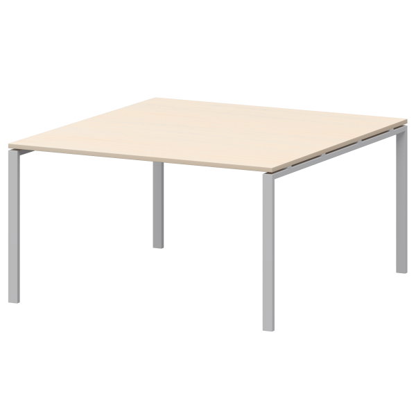 Стол переговорный на металлокаркасе Арго-М АМП-002.123 1200x1236x760 (Бук/Белый)