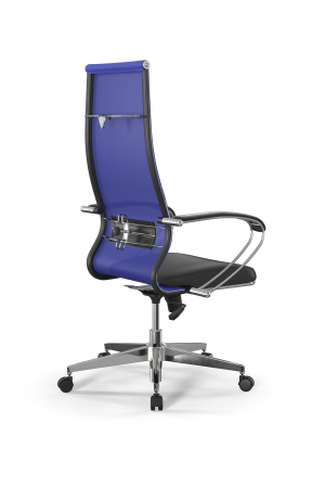 Кресло для руководителя Метта Sit 10 B1-163K - T+Extra /Km00/Wm12/K1cL(M09.B22.G18.W02) (Васильковый | Черный)