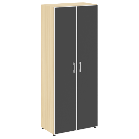 Шкаф для документов со стеклом черным LT.ST-1.10 R Black (Акация Лорка)