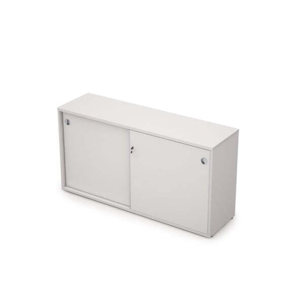 6ШКЗ.012 Шкаф-купе с замком (1435x400x750) (Белый)