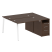 Рабочая станция с тумбой на А-образном м/к Metal System Style БА.РС-СТП-2.2 1612x1475x750 (Дуб наварра/Серый металл)