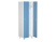 Шкаф для раздевалок WL 21-60 голубой/белый (Голубой | Белый)
