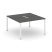 Рабочая станция 2-х сторонняя SN-6P.DRS-012 (1180х1432х750) (Тиквуд Светлый/Металл Антрацит)