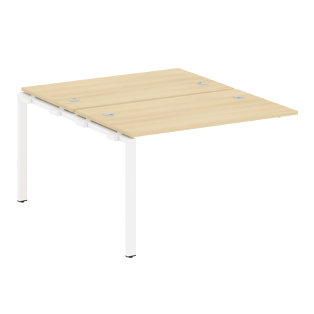 Проходной наборный элемент рабочей станции Metal System Style БП.ПРС-СП-2.2 1200x1475x750 (Акация/Белый металл)