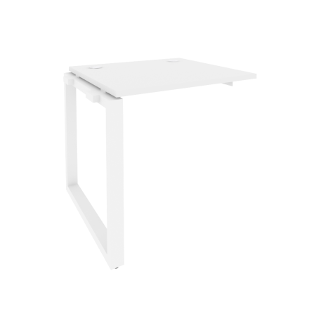 Наборный элемент рабочей станции на О-образном м/к Onix O.MO-1.NRS-0.7 780x720x750 (Белый Бриллиант/Белый Металл)