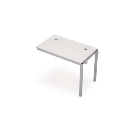 6МБС.167 Линейные бенч-системы, средний модуль (1000x600x750) (Белый/Алюминий матовый)