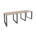 Рабочая станция на О-образном м/к Onix O.MO-RS-3.0.7 2340x720x750 (Тиквуд Темный/Белый Металл)
