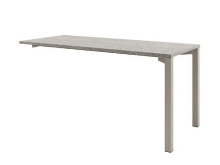 Бенч-система, конечная секция Solution D-323 1600x700x750 (Бетон/КашемирБежевый)