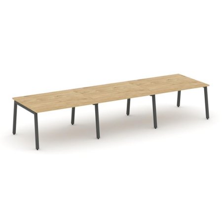 Стол переговорный SN-5A.SPRG-053.3 (4410х1180х750) (Тиквуд Светлый/Металл Антрацит)