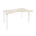 Стол эргономичный правый на П-образном м/к Onix O.MP-SA-2R 1380x980x750 (Тиквуд Темный/Белый Металл)