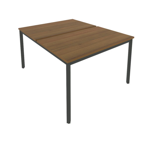 Рабочая станция на металлокаркасе Slim С.СП-4.3 1180x1475x750 (Орех/Антрацит металл)