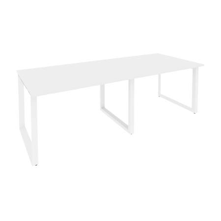 Стол переговорный Onix O.MO-PRG-2.2 2360x980x750 (Белый Бриллиант/Белый Металл)