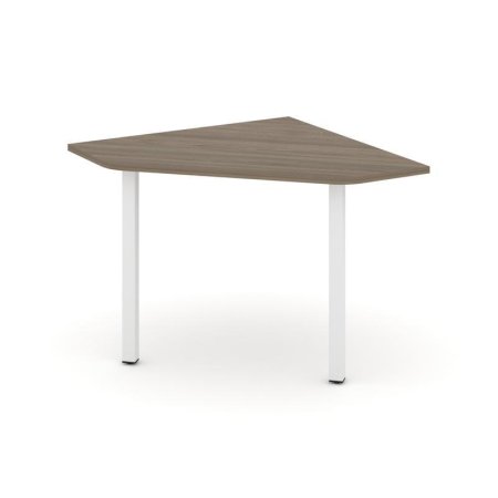 Угловой элемент переговорного стола SN-5.UPRG-001 (980х980х750) (Вяз Благородный/Металл Белый)