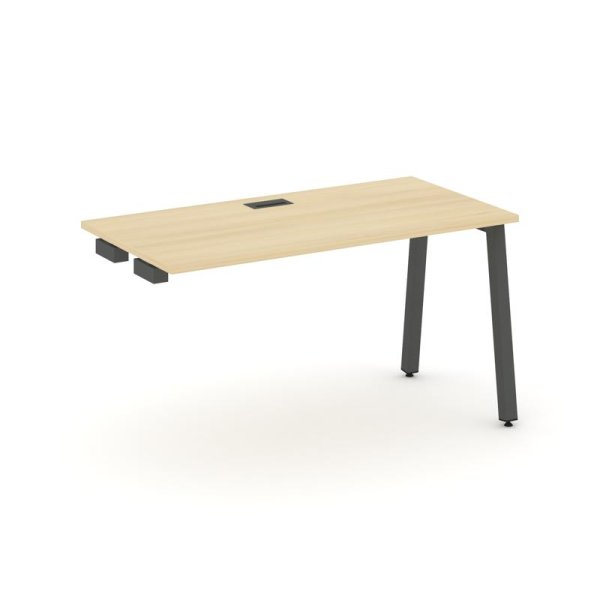 Стол-приставка к опорным элементам SN-5A.OPRS-004 (1580х600х750) (Акация Лорка/Металл Антрацит)