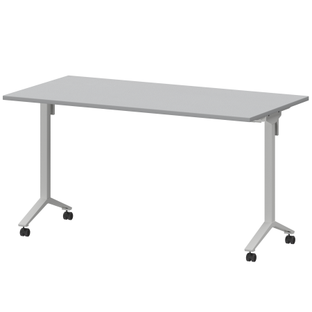 Стол мобильный складной Моби МБ22-140.70 1400x700x750 (Серый/Белый)