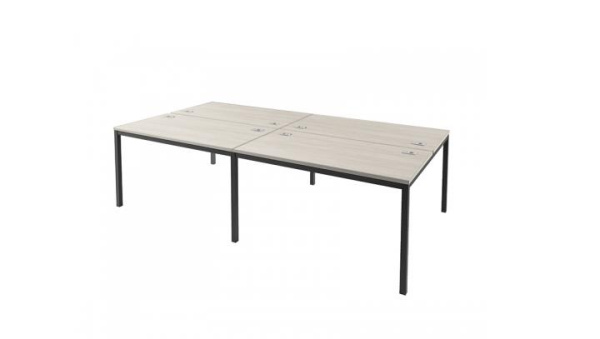 Бенч-система на 4 рабочих места Инновация IL-51 2700х1432х750 (Акация МораваАнтрацит)