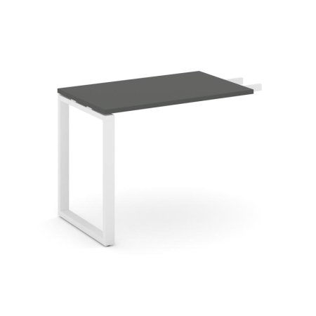 Брифинг-приставка SN-6O.BR-003 (980х600х750) (Антрацит/Металл Белый)