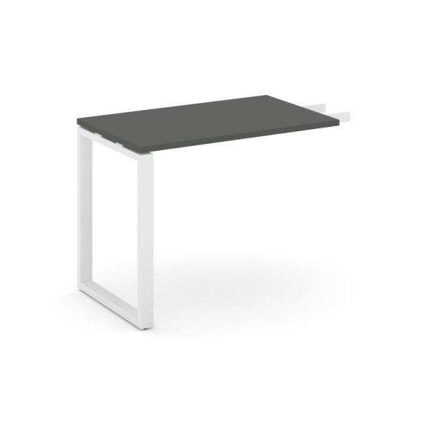 Брифинг-приставка SN-6O.BR-001 (580х600х750) (Антрацит/Металл Белый)