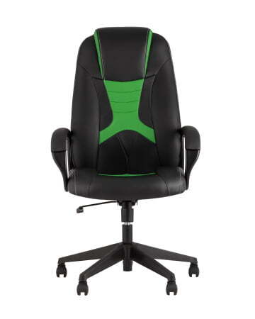Кресло игровое TopChairs ST-CYBER 8 черный/салатовый (Геймерское кресло ST-CYBER 8 салатовый)