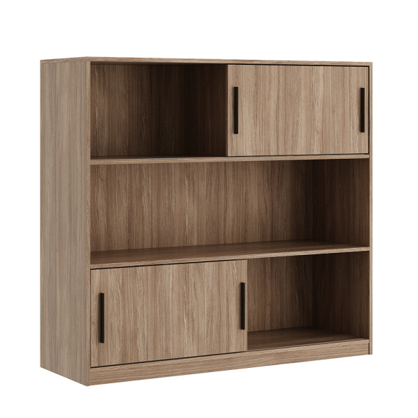 Стеллаж средний, древесный AST33950702 (Дуб)