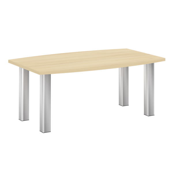 Стол для переговоров (опоры нерж. сталь) M-LT.SP-3 (Акация Лорка)