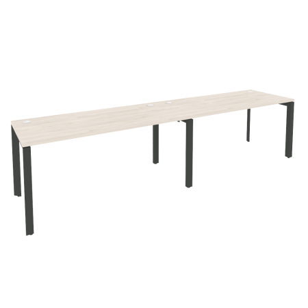 Рабочая станция на П-образном м/к Onix O.MP-RS-2.4.7 3160x720x750 (Денвер Светлый/Черный металл)