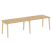 Рабочая станция на деревянных опорах Onix Wood OW.RS-2.3.8 2760x800x750 (Тиквуд Светлый/Дуб Темный)