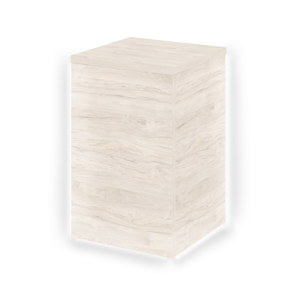 Накладка угловая высокая внешняя  с подсветкой левая для О.R-F.MU.VNEL Onix О.R-NU.V.VNE.SL 432x432x (Денвер Светлый)