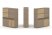 Тумба двойная + высокая надставка ES.NB.2V-27 (1500х410х1520) (Латте/Тиквуд Светлый)