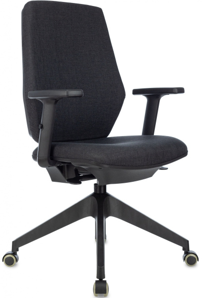 Кресло CH-545L черный 38-418 крестов.4-луч. пластик (Черный)