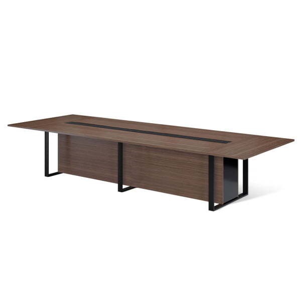EXE Стол для переговоров L396 101 921 (Орех/Черный металл)