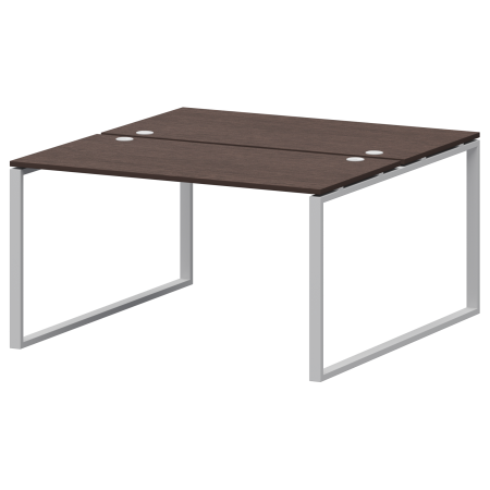 Бенч двойной на 2 рабочих места Арго-М АМБ.О-002.60 1200x1236x760 (Дуб венге/Белый)