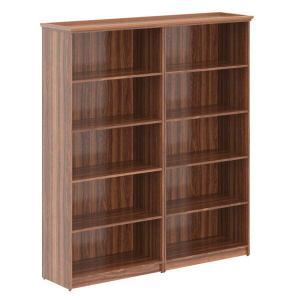 Стеллаж высокий 2-х секционный Raut RHC 180 1808x466x2023 (Орех Даллас)