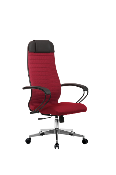 Кресло для руководителя Метта МЕТТА-21(MPRU)/подл.130/осн.004 (Красный)
