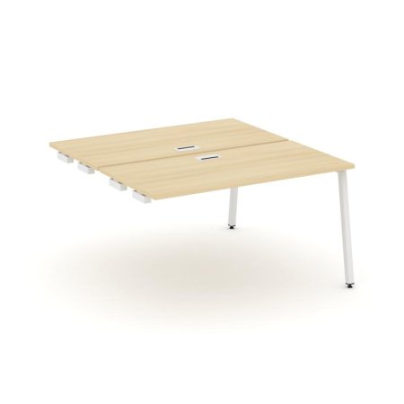Стол-приставка к опорным элементам SN-4A.DPRS-014 (1580х1432х750) (Акация Лорка/Металл Белый)