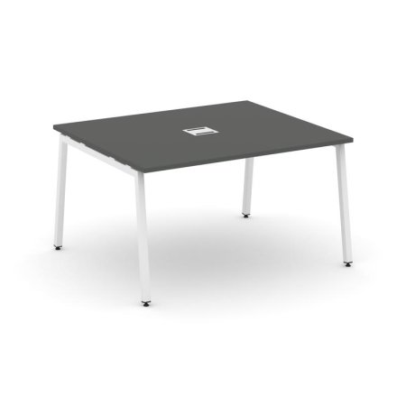Стол переговорный SN-4A.SPRG-032 (1180х1180х750) (Антрацит/Металл Белый)