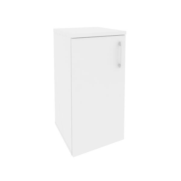 Шкаф низкий узкий левый Onix O.SU-3.1L 400x420x823 (Белый Бриллиант)