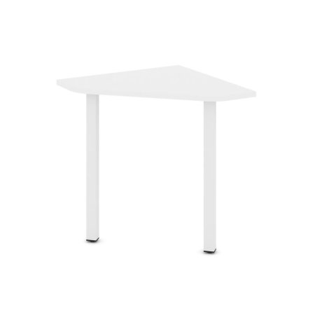Угловой элемент стола SN-5.USP-011 (700х700х750) (Белый/Металл Белый)