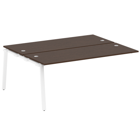 Проходной наборный элемент рабочей станции Metal System Style БА.ПРС-СП-2.5 1800x1475x750 (Венге Цаво/Белый металл)