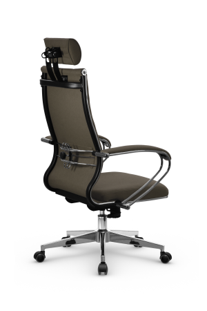 Кресло для руководителя Метта МЕТТА B 2m 34P/подл.127/осн.004 (Коричневый)