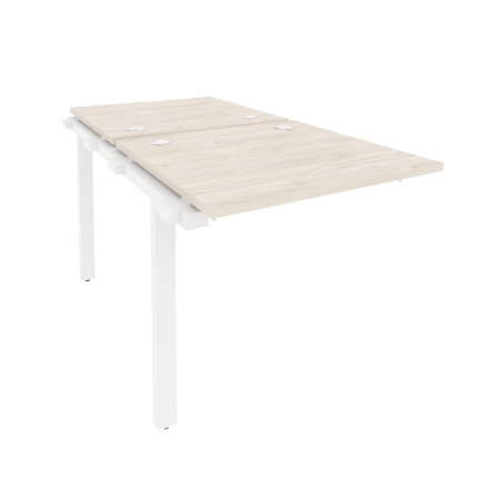 Наборный элемент рабочей станции на м/к Onix O.M-2.NRS-0.8 780x1635x750 (Денвер Светлый/Белый Металл)