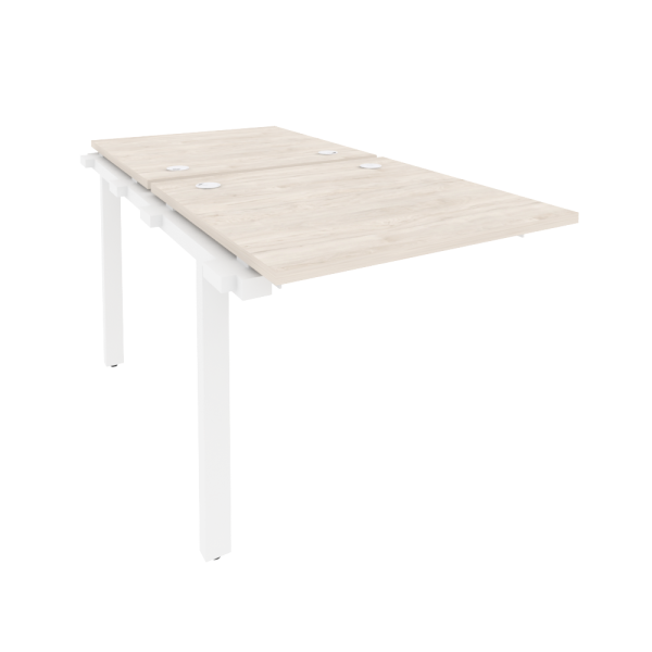 Наборный элемент рабочей станции на м/к Onix O.M-2.NRS-0.8 780x1635x750 (Денвер Светлый/Белый Металл)