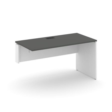 Стол-приставка к опорным элементам SN-D.OPRS-024(L) (1580х800х750) (Антрацит/Белый)