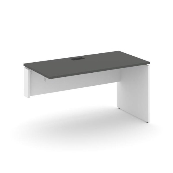 Стол-приставка к опорным элементам SN-D.OPRS-024(L) (1580х800х750) (Антрацит/Белый)