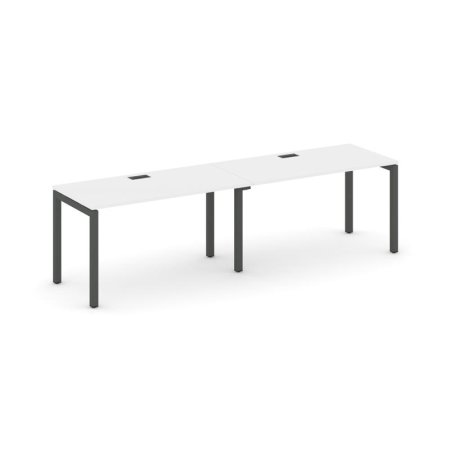 Рабочая станция 1 сторонняя SN-5P.ORS-013 (2760х700х750) (Белый/Металл Антрацит)