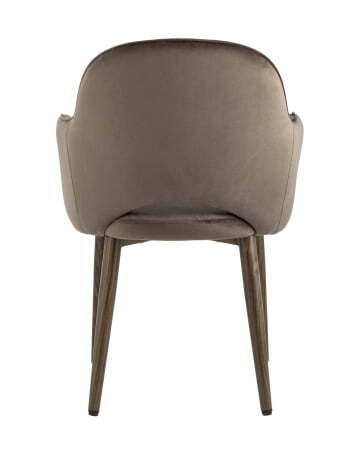 Стул Венера Хани велюр коричневый ножки дерево (Стул Венера Хани коричневый)