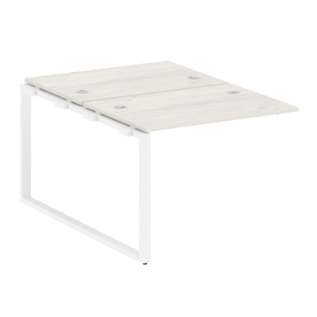 Проходной наборный элемент рабочей станции Metal System Style БО.ПРС-СП-2.1 1000x1475x750 (Дуб Наварра/Белый металл)