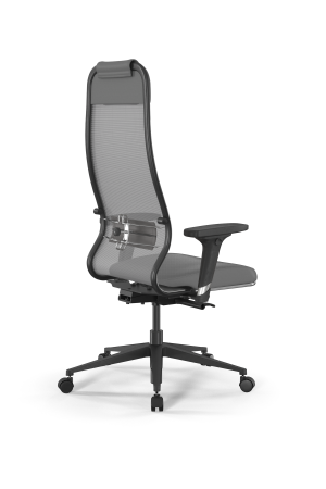Кресло для руководителя Метта SynchroSit 10 B1-115D - X2+Extra /Um00/Wm12/D02P(M23.B11.G19.W02) (Серый)