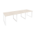 Стол переговорный Onix O.MO-PRG-3.1 2940x980x750 (Тиквуд Темный/Белый Металл)